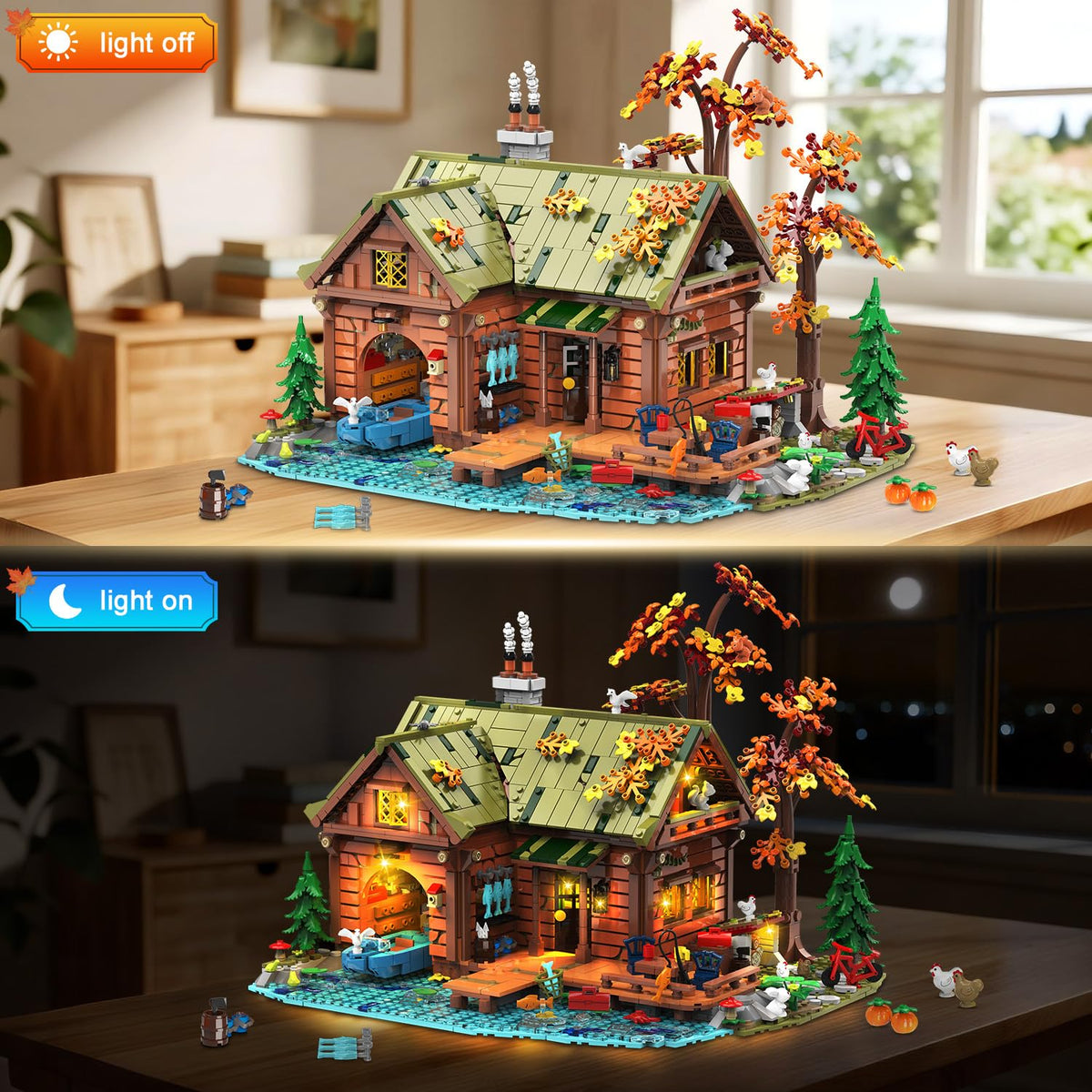 Tree house with chicken coop in INSOON Overwater Cabin scene