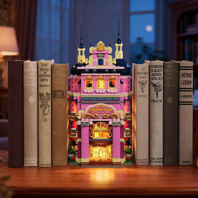 INSOON Pink Estate grand hall and dining area—three-level villa to spark imagination.
