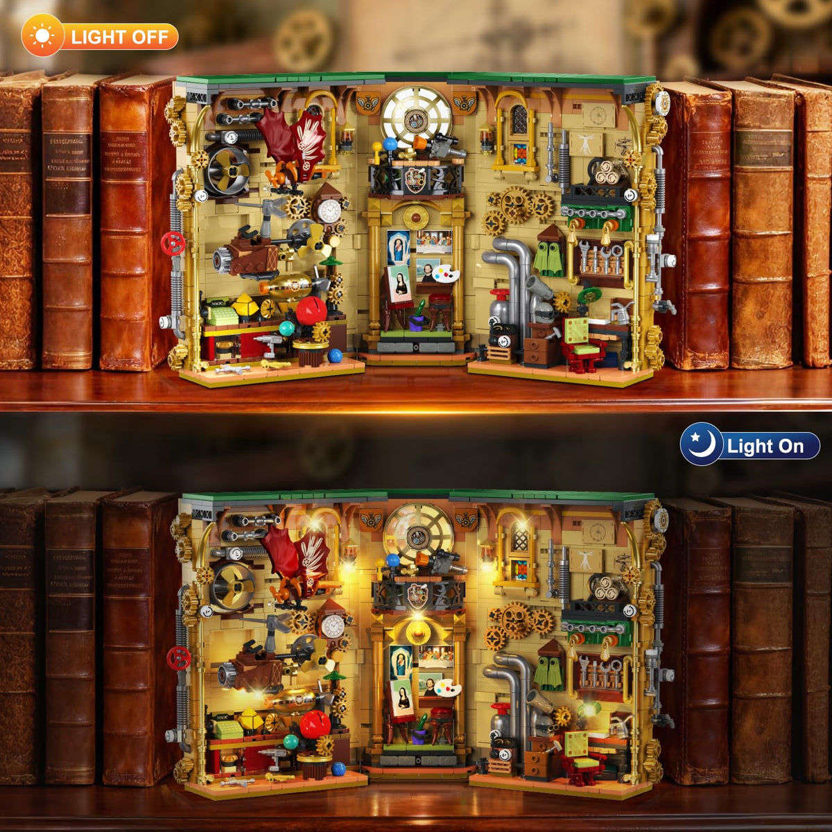 INSOON Steampunk Nook gear detail adds authenticity and tactile charm