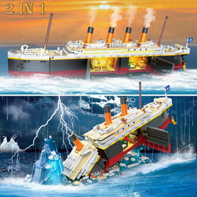 INSOON Titanic Building Set 3.6mm mini bricks deliver precise, vivid detailing.