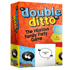 Inspiration Play Double Ditto card deck for creative prompts and family guessing.