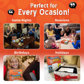 Inspiration Play Double Ditto family playing brings laughter and creativity.