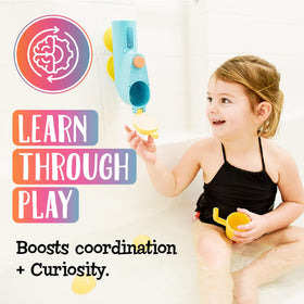 Inspiration Play Fill N' Splash submarine cleans easily and resists mold.