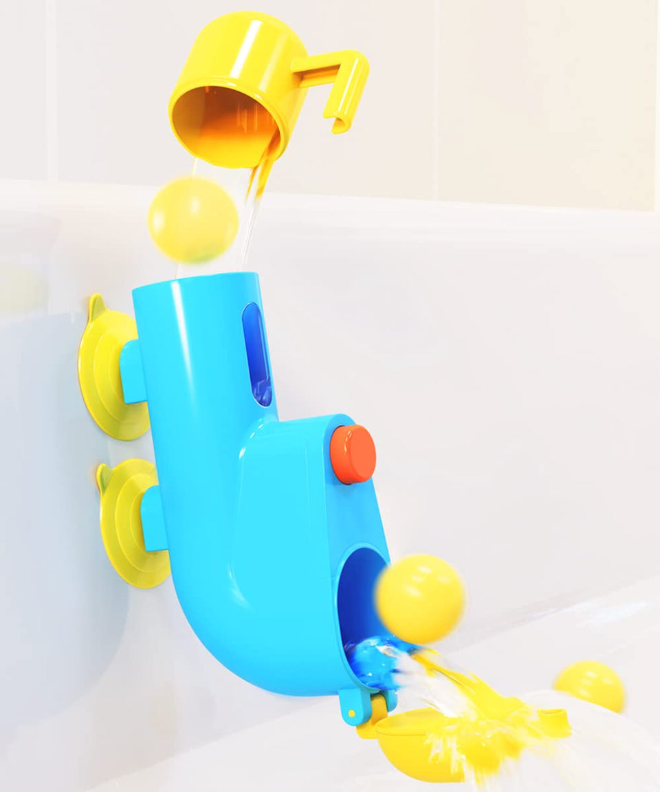 Inspiration Play Fill N' Splash Submarine ready for tub play and water exploration.