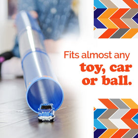 Inspiration Play Tot Tube Playset 45-inch length creates a long, immersive track.