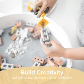 Inspire My Play silicone blocks are durable and ready for daily use.