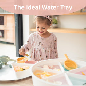 Inspire My Play lid doubles as a shallow tray for crafts.
