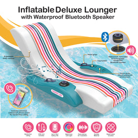 Inspired Living pool lounger backrest detail for sunbathing comfort