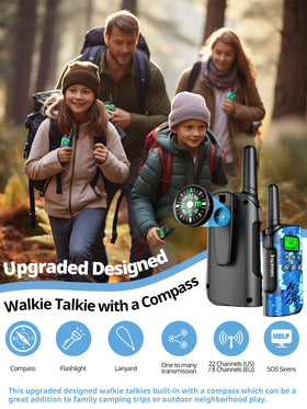Inspireyes ergonomic walkie talkie fits small hands for comfortable daily play.