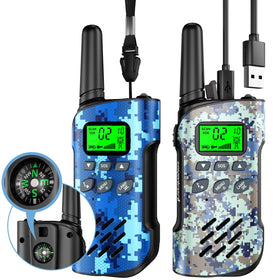 Inspireyes walkie talkie with compass front view for outdoor exploration and clear comms.