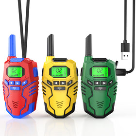 Inspireyes kids walkie talkie with rechargeable battery for extended outdoor play