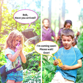 Inspireyes long range walkie talkies enabling communication across a park or trail