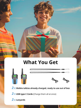 Inspireyes Walkie Talkies as a gift idea for birthdays and holidays.