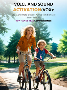 Inspireyes walkie-talkies feature 22 channels and CTCSS/DCS for private conversations.