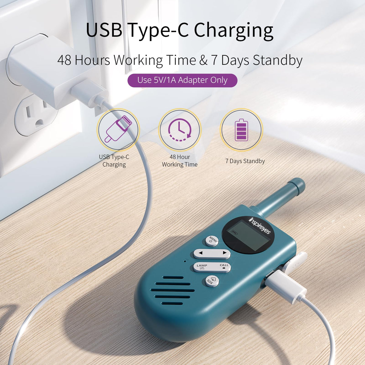 Inspireyes VOX hands-free walkie talkies enable hands-on adventures.