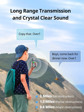 Inspireyes camouflage back view, reliable kids walkie talkies.