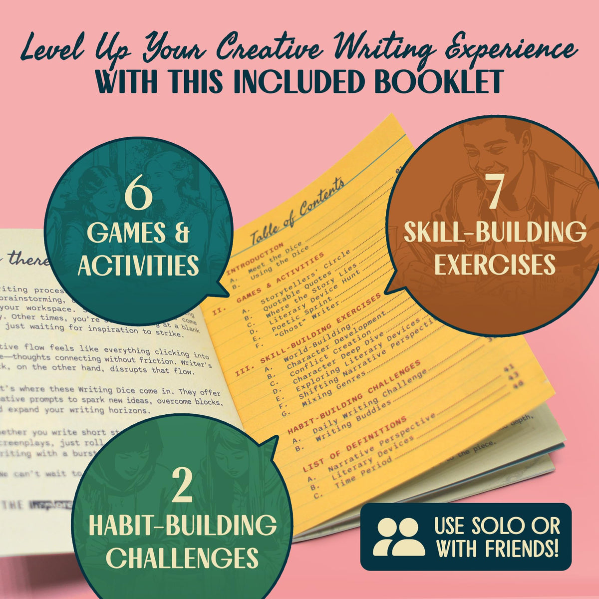 A thoughtful gift for writers seeking inspiration and new challenges.