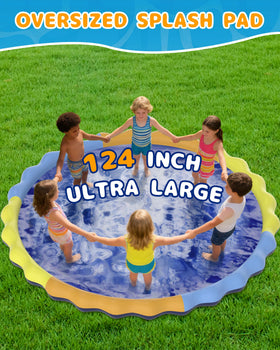 Instraella Splash Pad non-slip surface supports safe running and jumping.