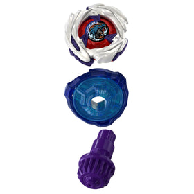 Interchangeable blade, ratchet, and bit parts for Beyblade X customization