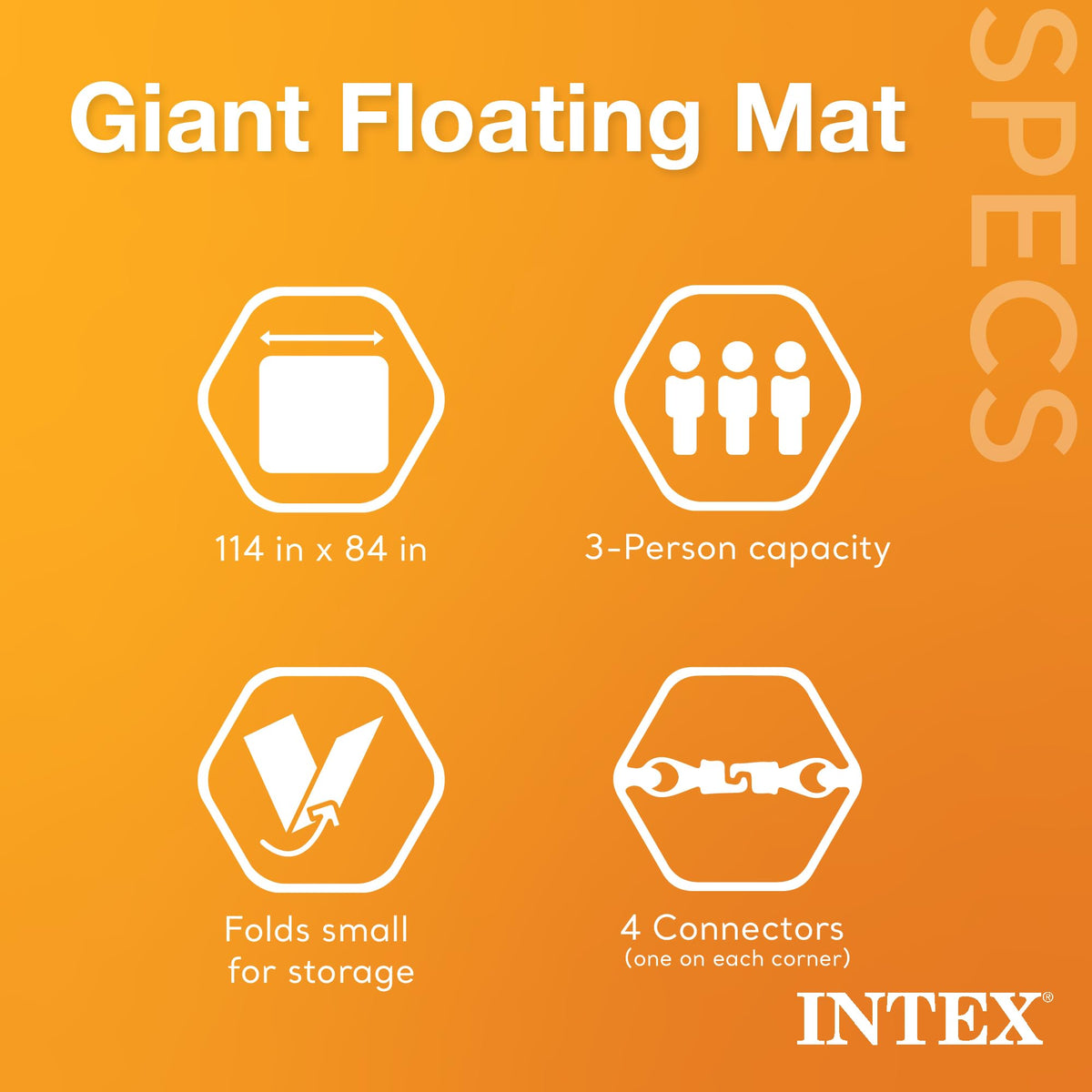 Intex 56841EP connect-n-float connectors enable quick, secure water setups