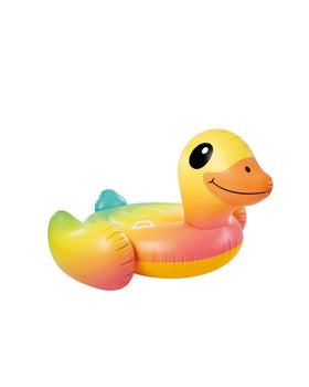 Intex Baby Duck pool float front view with two handles for safe play