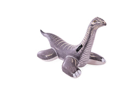 Intex Brontosaurus ride-on float with two heavy-duty handles for stable pool play.