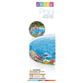 Intex Deep Sea Blue pool is family-friendly for 4–7 children together