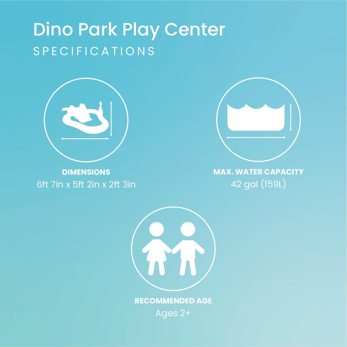 Intex Dino Park balls hoop for toss and play challenges