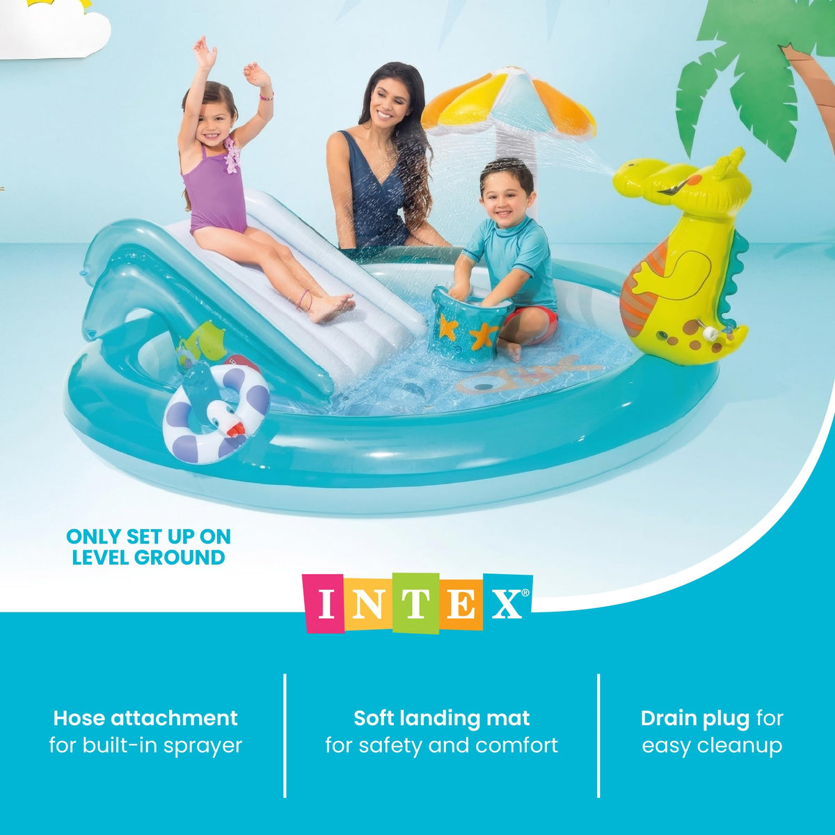 Intex Gator pool dimensions 79 x 67 inches and 33 inches tall