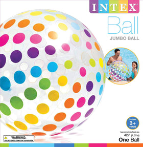 Intex Jumbo Ball 42in oversized design adds extra fun to playtime
