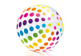 Intex jumbo beach ball with oversized panels enhances lakeside play and group games.