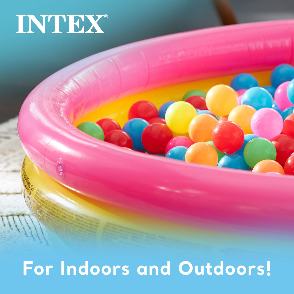 Intex Kiddie Pool backyard scene ready for summer fun and family play.
