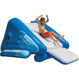 Intex Kool Splash pool slide side view showing size and accessibility for kids