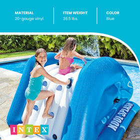 Intex Kool Splash soft landing pad enhances safe landings after slides.