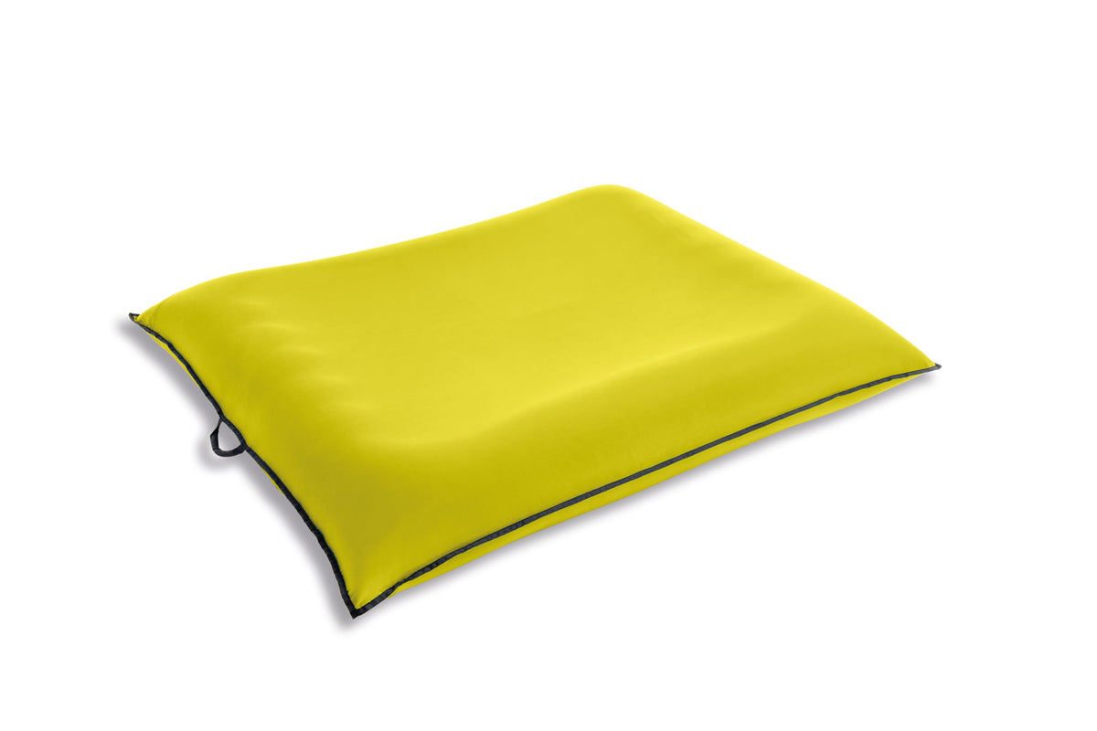 Intex Luxe Lounge mat showing two soft fabric handles for comfortable gripping.
