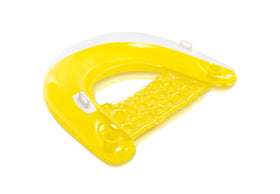 Intex Sit N Float with two handles for secure grip and stability.