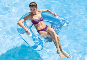Intex Sit N Float two-pack offers two lounges for friends.