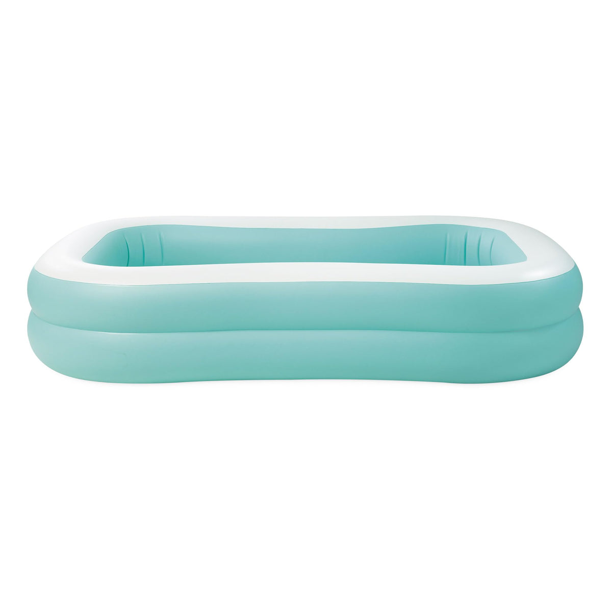 Intex Swim Center pool assembly shows quick setup for family fun