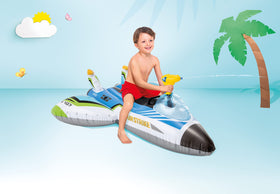 Intex water gun plane float water gun close-up for interactive bursts