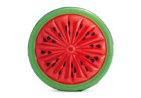 Intex Watermelon Island 72-inch pool float ready for lounging in the sun.