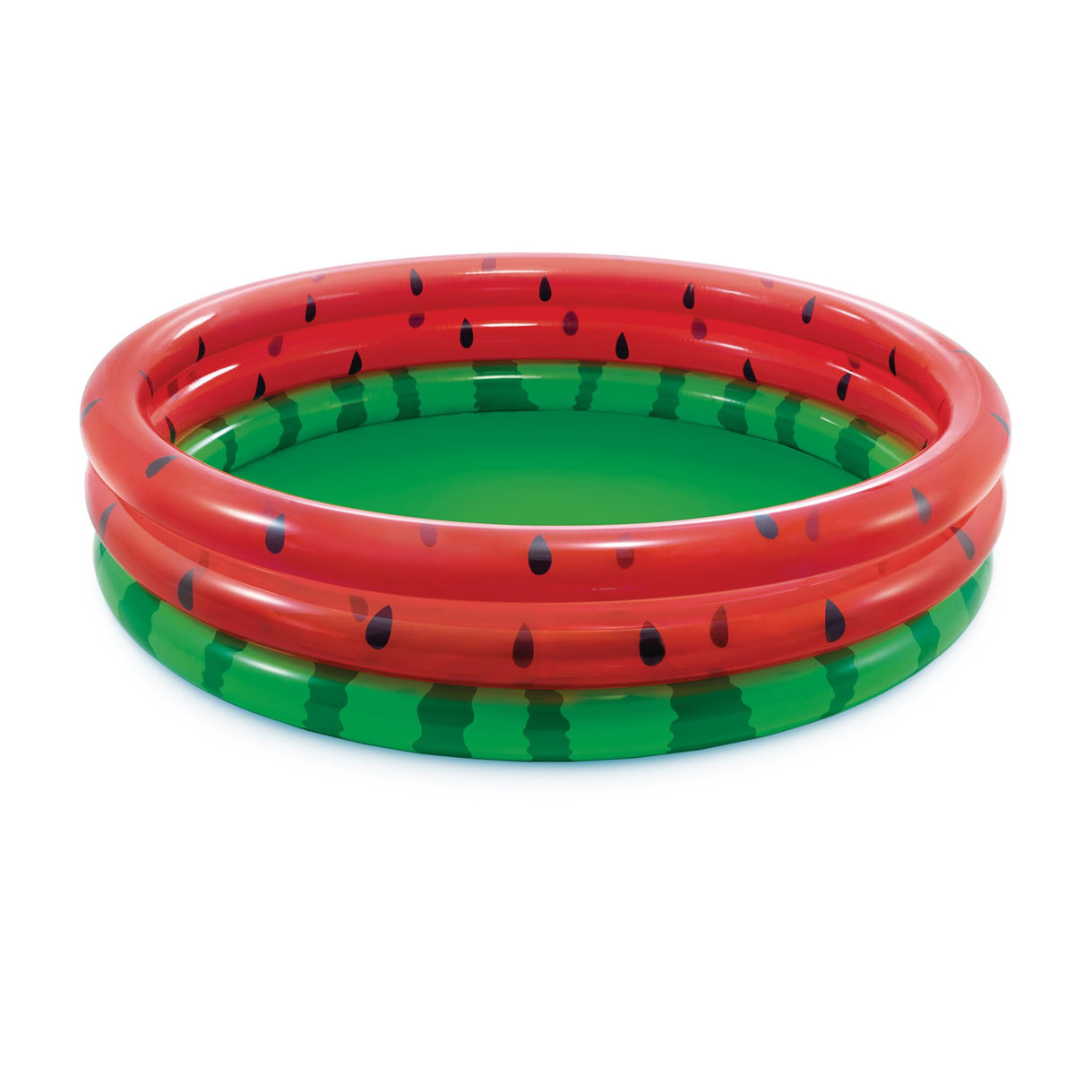 Intex watermelon pool full view for backyard summer fun and easy setup.