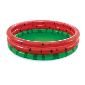 Intex watermelon pool full view for backyard summer fun and easy setup.