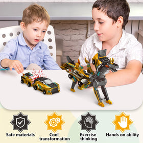 Intoypad dinosaur car toy bright color dino captures attention and fuels creative pretend play.
