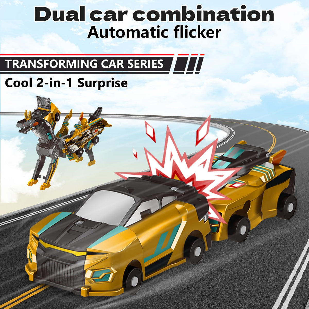 Intoypad dinosaur car toy durable ABS construction supports energetic indoor or outdoor adventures.