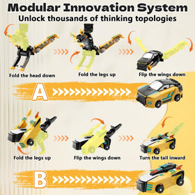 Intoypad dinosaur car toy gift-ready packaging makes a fun birthday or holiday surprise.