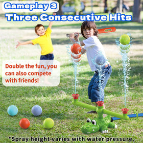 Intoypad retractable baseball bat ready for tee-ball practice