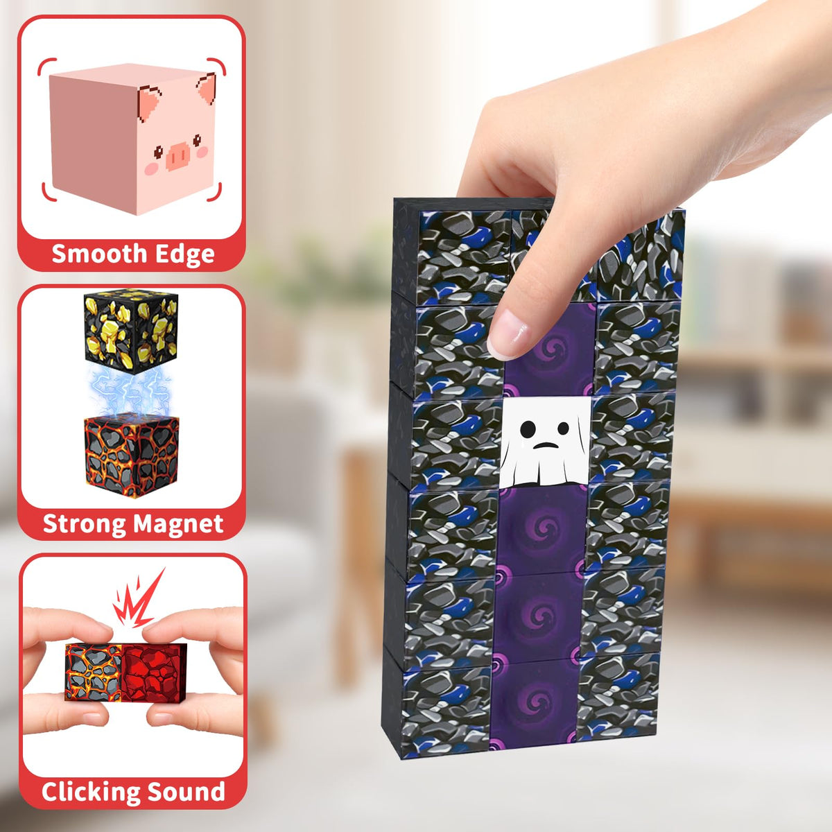 Intoypad vibrant colors blocks provide tactile, education-friendly play.