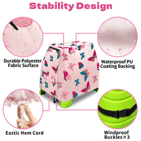 Intoypad storage bag and side opening support convenient storage.