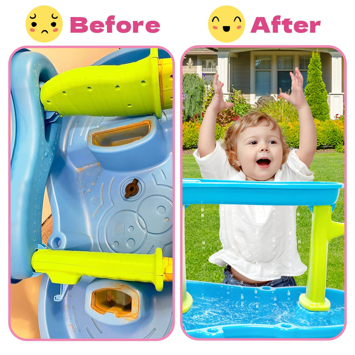 Intoypad waterproof polyester cover guards against sun and rain.