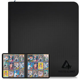 Invested Alliance binder with water-resistant cover protects cards on the go
